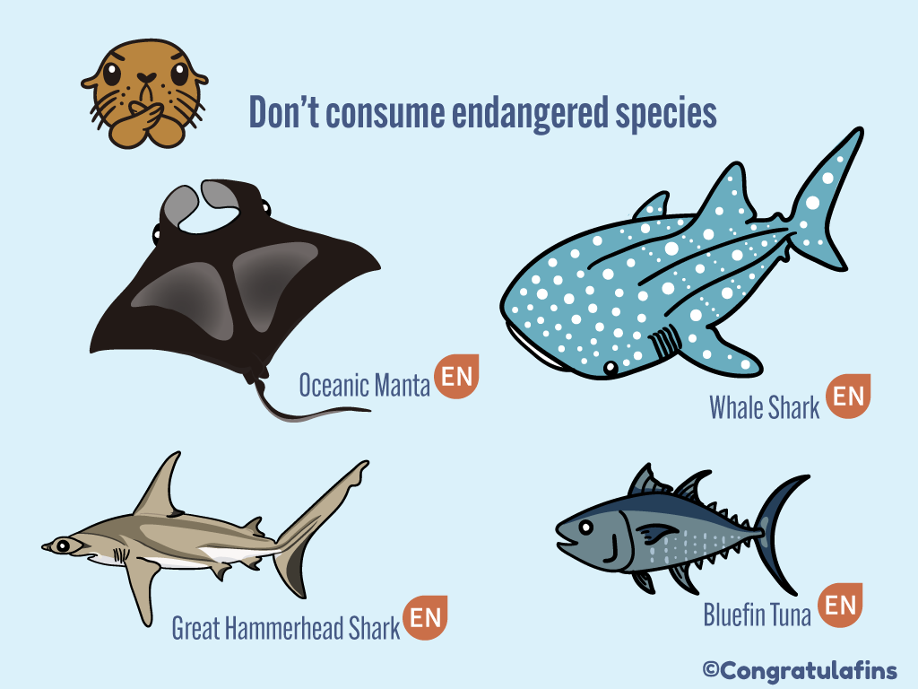 Don't consume endangered species