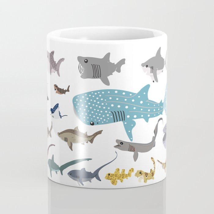 I love sharks mug